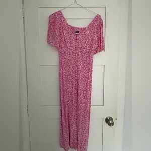 Pink and White Summer Dress by Old Navy